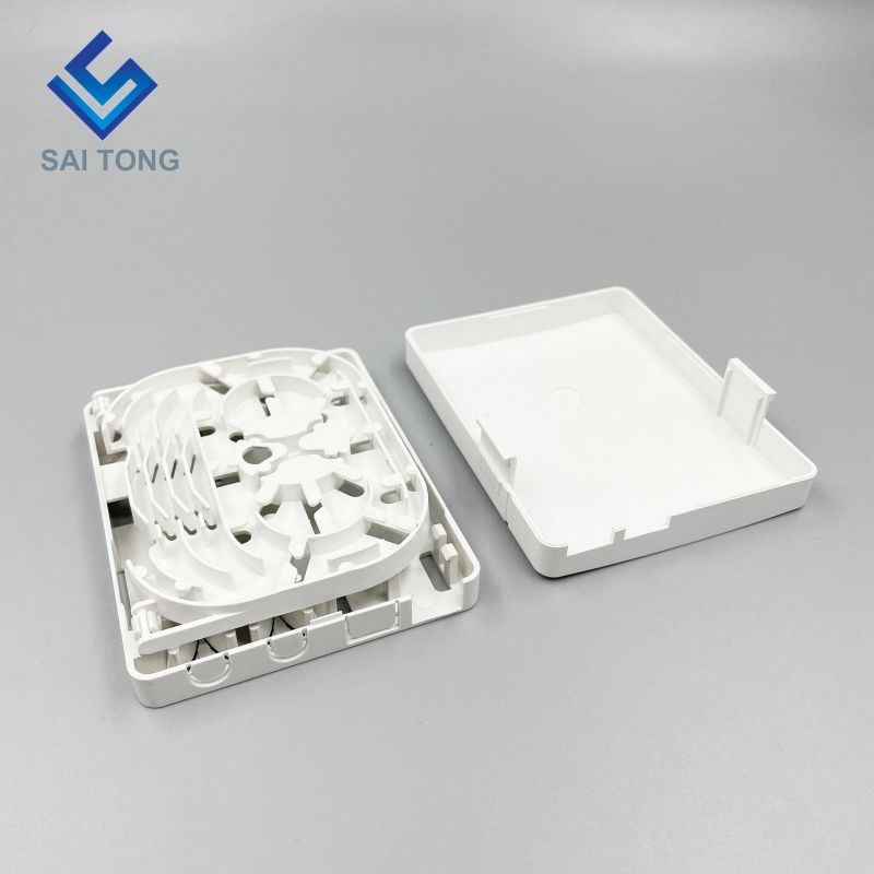 2 portové jadrá nástenná Socket Panel Box 2 portová mini FTTH čelná doska panela s optickými vláknami pre adaptér Earless