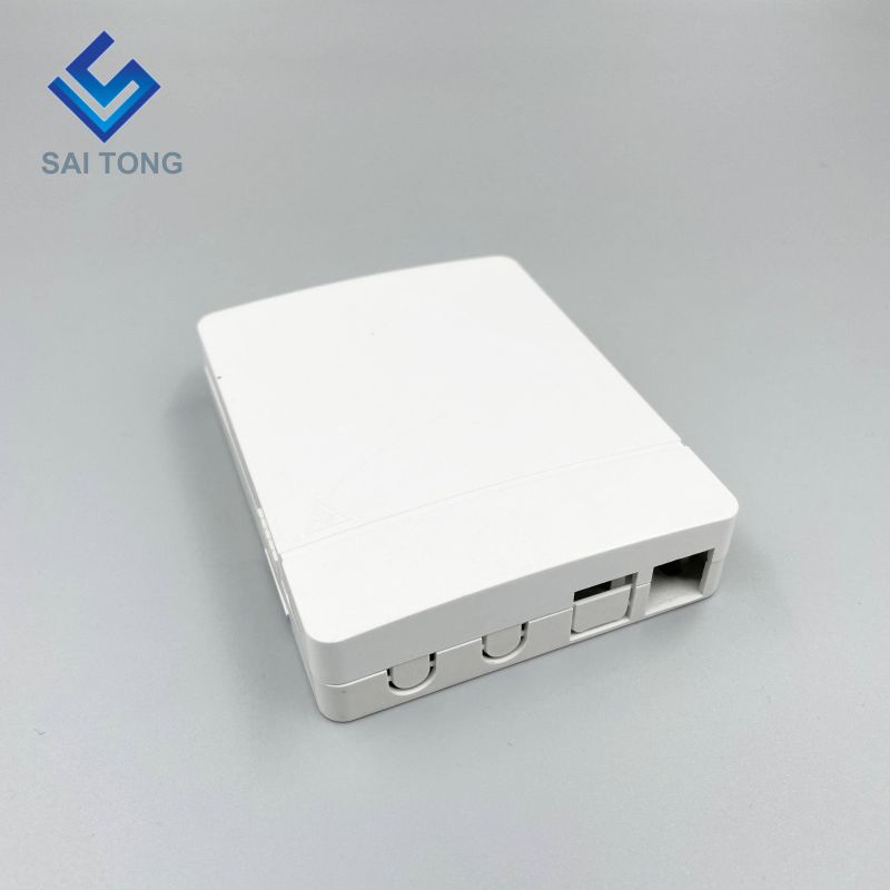 2 portové jadrá nástenná Socket Panel Box 2 portová mini FTTH čelná doska panela s optickými vláknami pre adaptér Earless