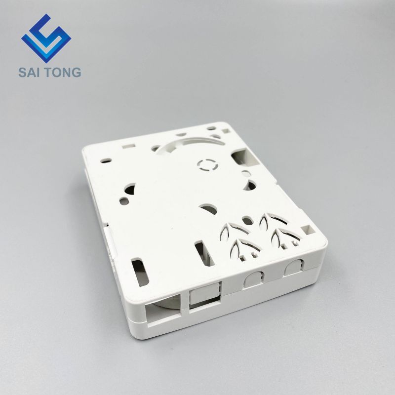 2 portové jadrá nástenná Socket Panel Box 2 portová mini FTTH čelná doska panela s optickými vláknami pre adaptér Earless