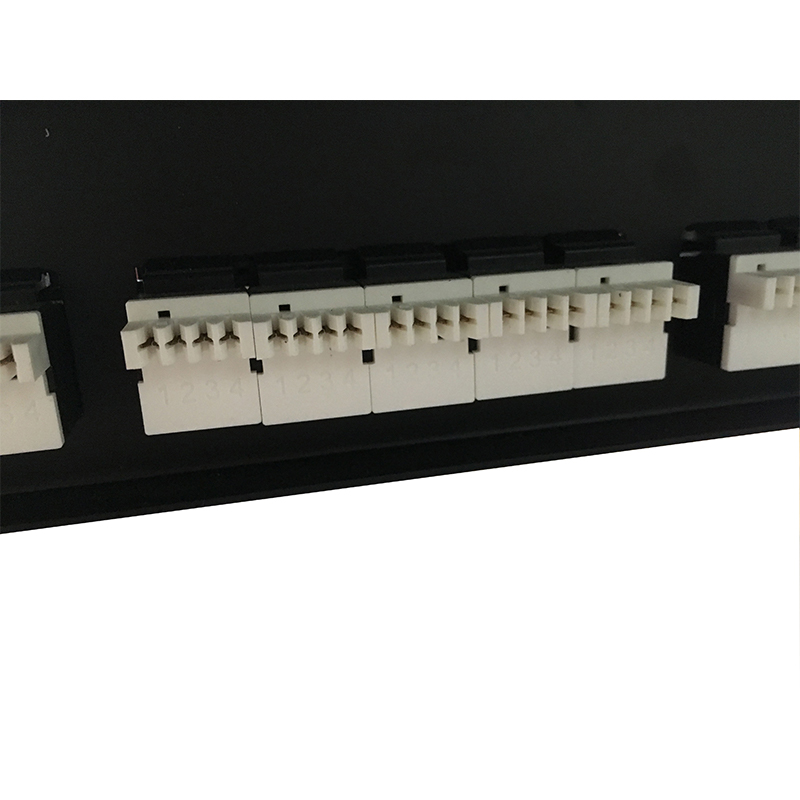 2U 19'' 50 portov RJ11 Krone bundy,oceľový držiak Cat3 Patch Panel Prázdny Netienený utp Cat3 RJ11 Patch panel