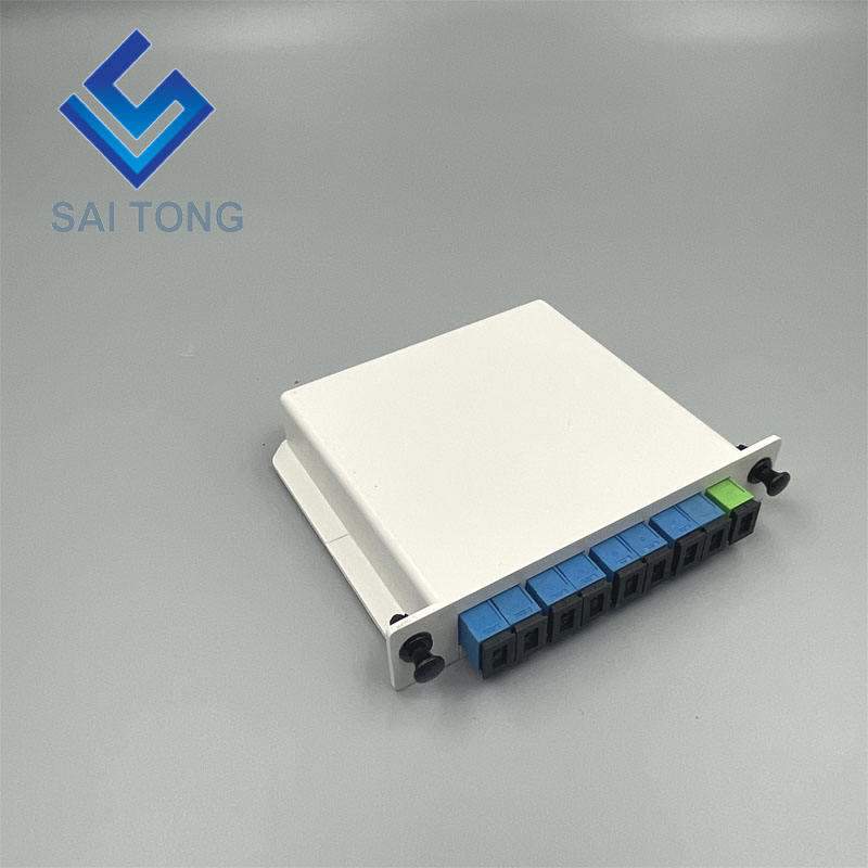 SC/UPC 1 x 8 Fiber Optic PLC Splitter Minitrubicový Typ Splitter Plc Splitter vodotesný SC UPC LGX box kazetový typ