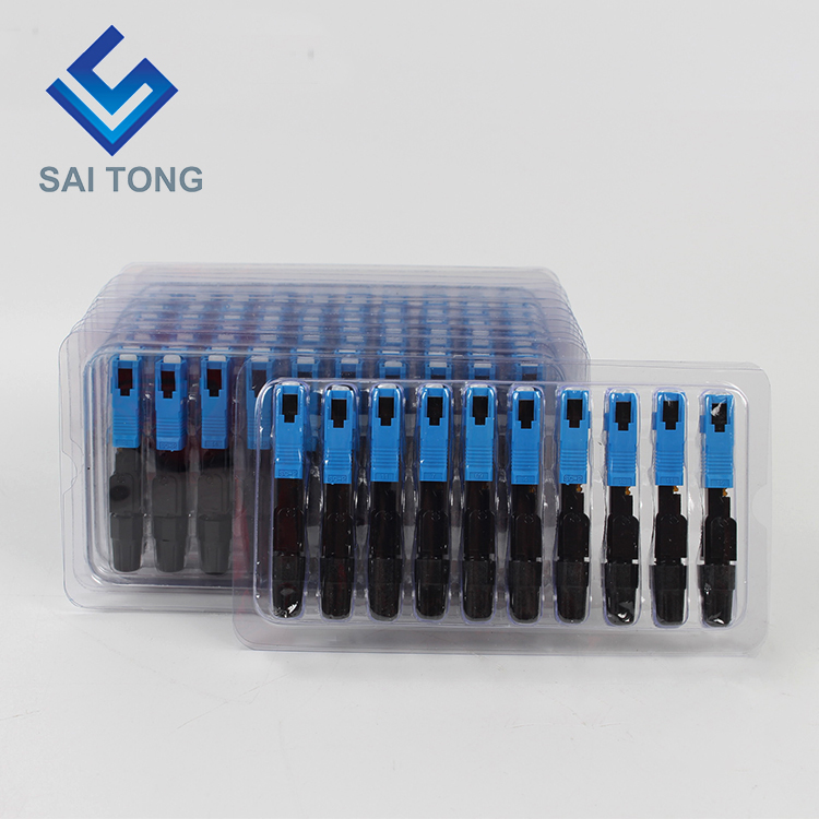 Saitong Supply Komunikačné vybavenie rýchly konektor sc/upc ftth Fiber Optic Fast Connector Fiber Connector