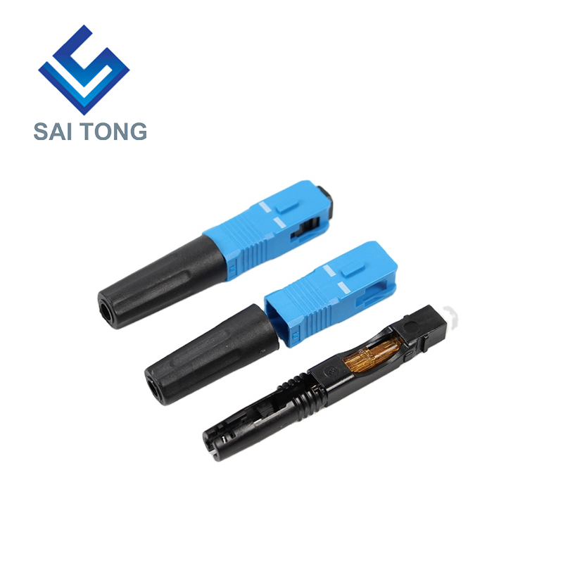 Saitong Supply Rýchly konektor komunikačného zariadenia sc/upc ftth Fiber Optic Fast Connector