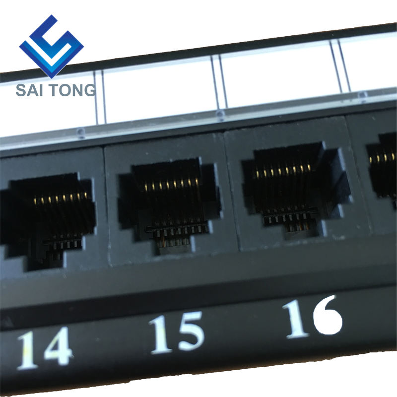 1U 19'' 24 portov RJ45 Krone bundy,oceľový držiak Cat5e Patch Panel Prázdny Netienený utp Cat5e CAT5 CAT6 RJ45 Patch panel